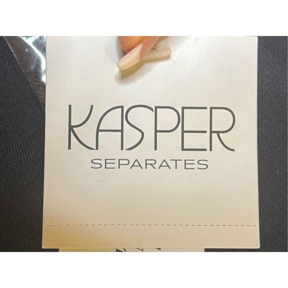 NWT Kasper Single Button Blazer Sz. 12 Navy Blue Office, Professional - Picture 12 of 12